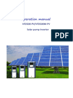 Manual VFD500-PV Uso Solar