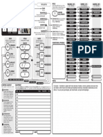 Mothership Character Sheet Form Calm