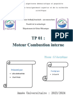 TP Moteur Cobustion Interne