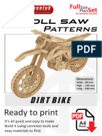 DIRT BIKE Wooden Toy Plans