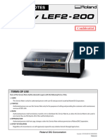 Versauv - Lef2200 Serivice Notes