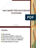 Topic 7 - Distributed Database Systems