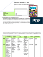 4 Años - Proyecto de Aprendizaje N°04