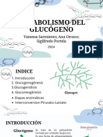 Metabolismo Del Glucógeno: Vanessa Sarmiento Ana Orozco Sigilfredo Portela