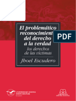 (Libro) El Problematico Reconocimiento Del Derecho A La Verdad