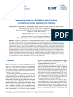 Reliability Analysis Lateral Cyclic Loading