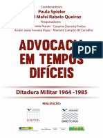 Livro Advocacia em Tempos Dificeis