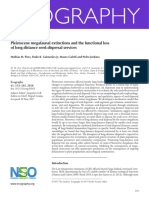 Ecography - 2017 - Pires - Pleistocene Megafaunal Extinctions and The Functional Loss of Long Distance Seed Dispersal