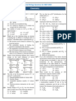 Most Excerpted Questions NEET 2024 Chemistry