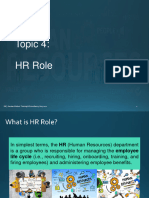 Topic 4 - HR Role