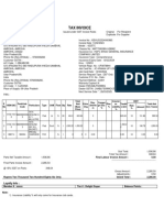 Tax Invoice: Loyalty Info