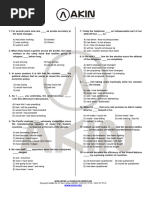 Akın Dil Tense Sorları