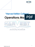 Harvest Operations Manual