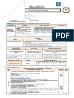 3ro Sesión de Aprendizaje N°4