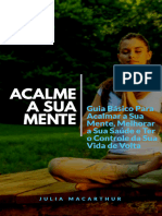 Acalme A Sua Mente Guia Bsico para Acalmar A Sua Mente, Melhorar