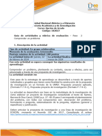 Guia de Actividades y Rúbrica de Evaluación - Unidad 1 - Paso 2 - Comprender Un Problema