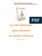 Habitudes Pour Devenir Un Leader Influent