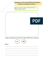 D1 A1 FICHA COM. Participamos en Una Mesa Redonda para Proponer Soluciones A Problemas Comunes