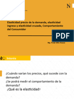 Elasticidades y Comportamiento Del Consumidor