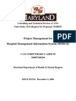 Project Management For Hospital Management Information System (HMIS II)