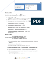 Devoir de Contrôle N°3 - Math - 3ème Sciences Exp (2015-2016) MR Ghorbeli Med Hedi