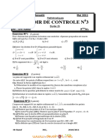 Devoir de Contrôle N°3 - Math - 3ème Sciences Exp (2010-2011) MR Raouf Orfi-4