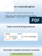 Disciplina IMT2003 Clonagem e Expressão Gênica