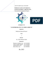 Informe 05 Refrigeración