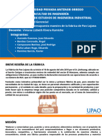 Ejemplo de Presupuesto Maestro de La Fabrica de Pan Lojana.