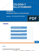 Sesión #1 - Introducción A La Psicología 2024-10