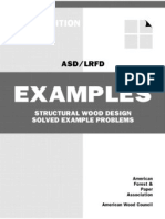 ASD&LRFD Structural Wood Design Solved Example Problems, 2005 Edition