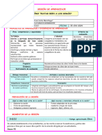 1º U1 S1 Sesion D5 Tutoria Como Tratar Bien A Los Demas