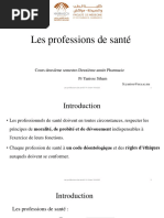 Les Professions de Santé