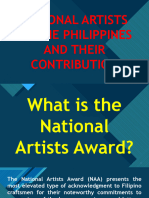 National Artists of The Philippines and Their Contribution