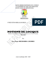 Cours de Logique 2022 - 2023 LMD