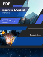 Magnetic and Optical Properties Dingcongj Bsche 2a