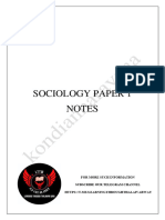 Sociology Paper 1 Complete Notes - Https - Upscpdf - Com