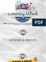 LITERACY WEEK Activities & Contests