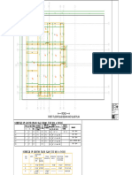 8 - First Floor Slab Beam & Slab Plan With Schedule