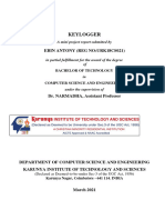 Keylogger: Ebin Antony (Reg No:Urk18Cs021)