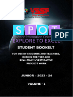 Spot Junior Space Science Booklet 2023 24 21260