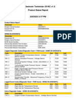 Cat Electronic Technician 2018C v1.0 Product Status Report