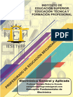 001 - Electronica General y Aplicada - Conceptos Fundamentales de Electronica