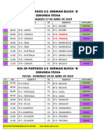 Rol de Partidos 27-28 Abril U.E.G.B.