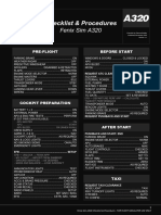 Checklist Fenix A320