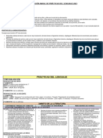 Planificación Anual de Prácticas Del Lenguaje 2023