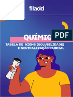 Tabela de Anions Solubilidade e Neutralizacao Parcial