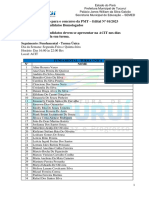 2a Chamada Cursinho Preparatorio Da PMT