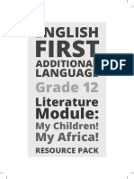 GR 12 Term 1 2019 EFAL Resource Pack My Children My Africa