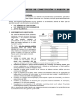 Tema 7. Constitución y Puesta en Marcha